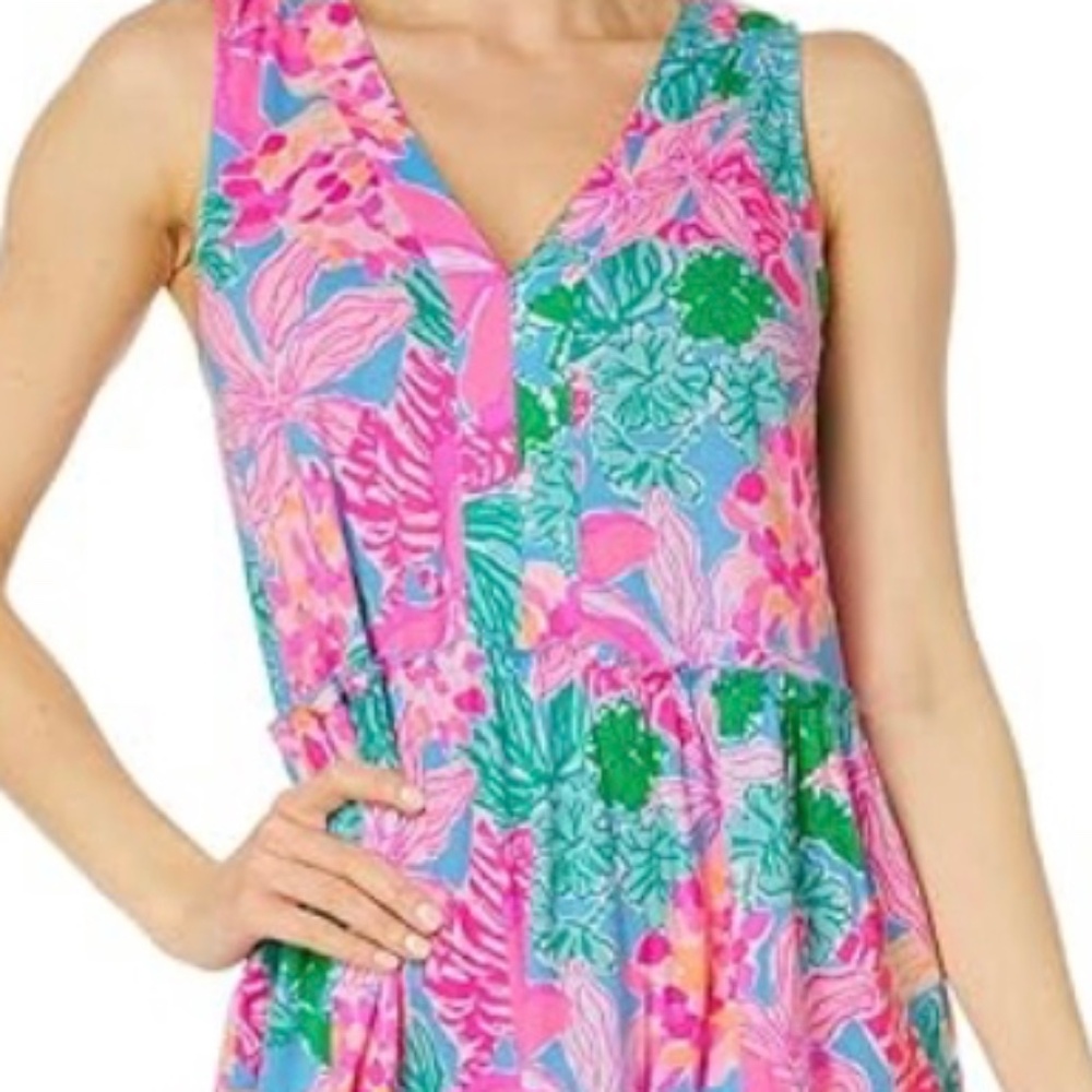 NWT Lilly Pulitzer Lorina dress, Tropical Punch, small